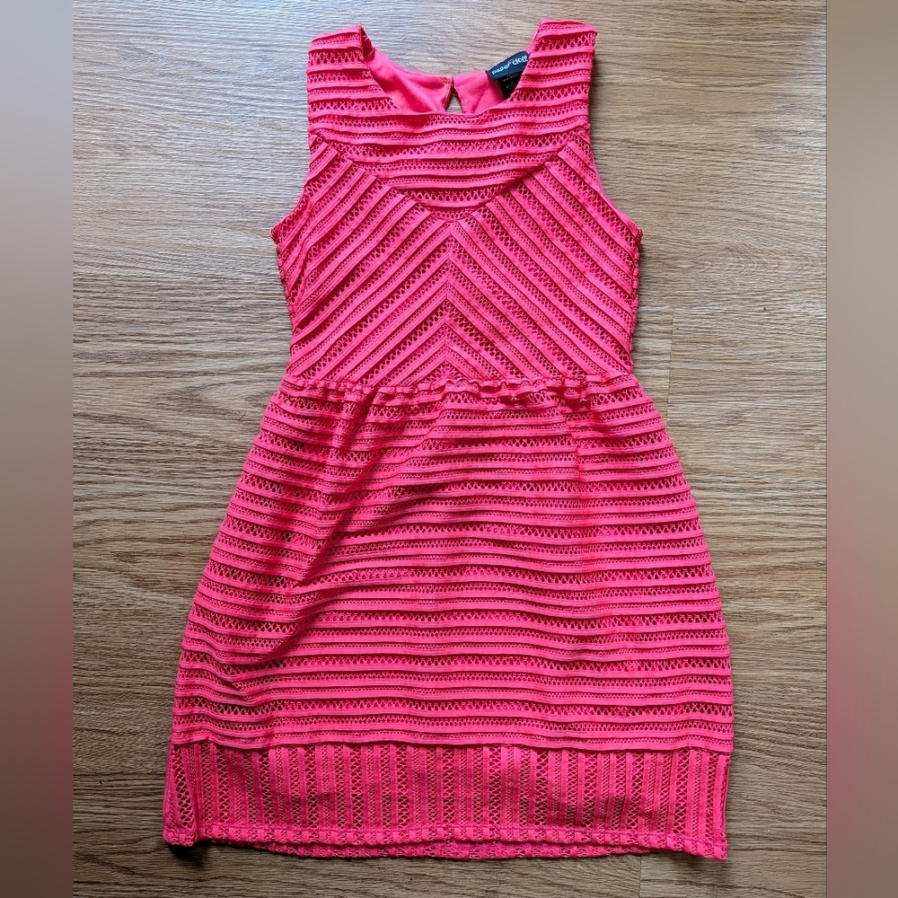 Paperdoll Lace Fit & Flare Dress Size: Girls 12